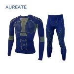 Seamless Thermal underwear long johns long sleeve t shirts range scope Binoculars round hair brush winter base layer