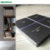 SEXANKA KNX EIB Smart Home Atomation System 4 Gang Aluminium Metal Touch Dimmer Panel Smart Wall Switches