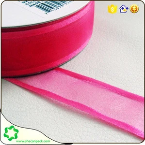 SHE CAN PACK Gift Wrapping Organza Ribbon With Satin Edge