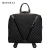 Import Simple design womens black pu leather waterproof rolling laptop bag from China