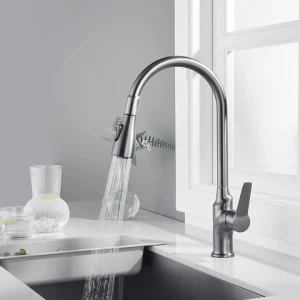 Single Handle Pull Down Sink Kitchen Faucet Deck Mounted for Kitchen Sink Tap Faucet