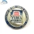 Import Small MOQ Soft Enameled Round Brand Logo Brass Gold Custom Metal Pin Badge from China