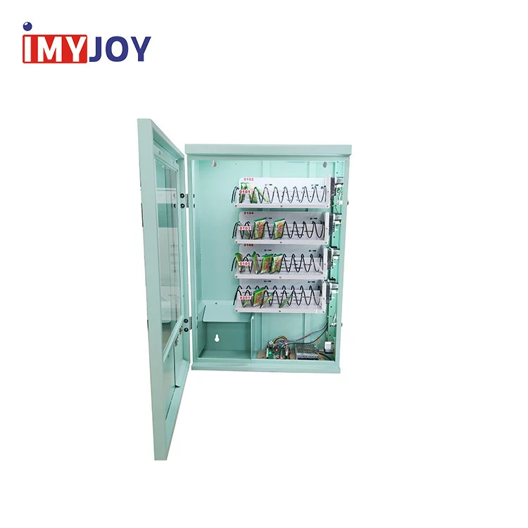 Small snack drink water mini mart vending machine with banknote coin acceptor