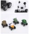 Import small wild animal vehicle toys 4 style assorted pull back car set for sale from China
