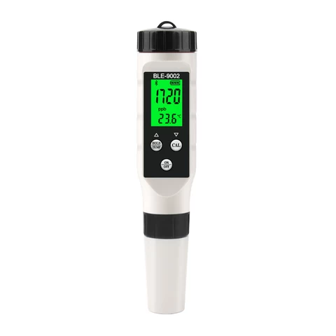 Smart Blue Tooth  2in 1 H2/TEMP Digital Hydrogen 0~2990ppb Ion Concentration Tester BLE-9002 Tester Powered by YINMIK Mobile App