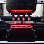 SMT Flexible Electronic Components Equipment Vertical HWGC T4 50F With 4heads and 50feeders SMD Pick and Place Machine