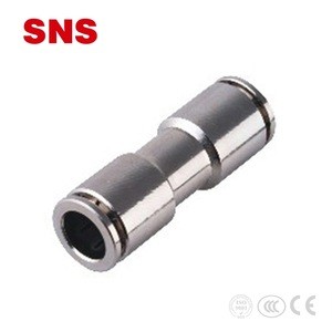 SNS BKC-PG pneumatic bsp stainless steel straight reducing pipe fitting, straight pneumatic fast connector