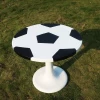 soccer fiberglass tables and chairs sculptures