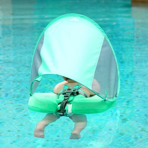 Solid Non-inflatable Baby Swimming Ring floating Float Lying Swimming Pool Toys Bathtub For accessories Swim Trainer Sunshade