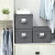 Import SONGMICS Fabric Cubes Label Storage Holders Bins Organiser Grey Foldable Storage Boxes from China