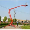 spider manual man lift for sale KD-P23  telescopic hydraulic manlift / aerial work platform