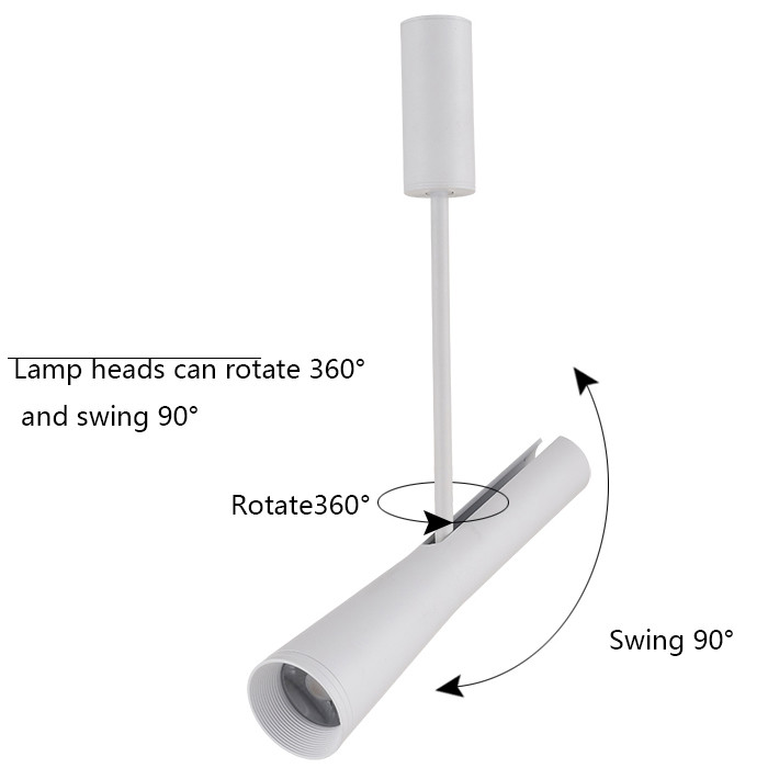 Buy Spotlight Rotate 360 Angle Warm Light Home Office 12w 7w Power 220v ...