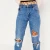 Import Spring Wear Fishnet Tights Skinny Design Women Ripped Jeans from China