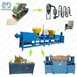 Square Wood Pallet Block Making Machine