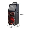 Stage Dancing Home Outdoor Karaoke Bluetooth Speaker with video party audio