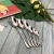 Import Stainless steel 304 teaspoon dinner spoon coffee spoon with engrave logo with mirror polishing from China