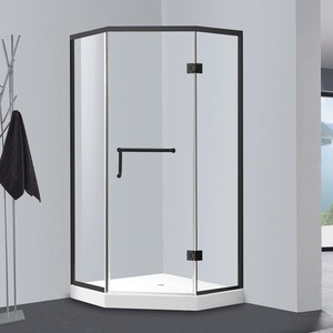 Stainless Steel Accessories Of Room Frame-Less Glass Door Cheapest Shower Screen