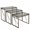 Stainless steel buffet station rose gold table food riser display hotel buffet table