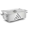 Stainless steel egg waffle maker display warmer snack display warmer hot food display warmers