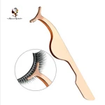 Stainless Steel eyebrow Tweezers eyelash Applicator Clip Makeup Tool/ Eyelash Extensions Tweezers