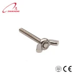 Stainless steel folding wing hand screw bolt DIN316 with high quality