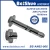 Import stainless steel hardware hook bolt sleeve anchor with hex and washer from China