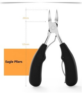 Stainless Steel Manicure Trimmer Cutter Nail Nippers Clipper For Ingrown Toenails Nails Cuticle Nipper Cutter Eagle pliers