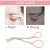 Import Stainless Steel Trim Eyebrows Comb Scissors Cosmetic Threading Artifact Makeup Tools Eyebrows Comb Scissors from China