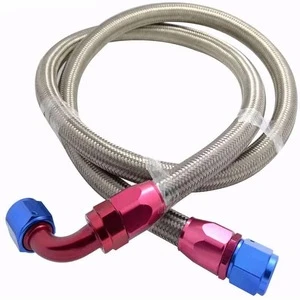 Stainless steel universal AN8 oil cooler hose  NBR/ CPE synthetic rubber ss  braided  hydraulic assembly hose an8 line an hose