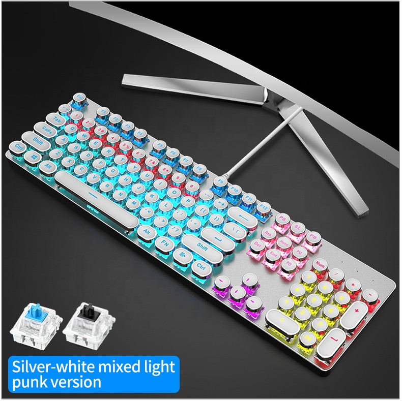 Led Back Keyboard Buy Steampunk Colorful Led Back Light Ergonomics Mechanical Gaming ...
