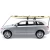 Import Steel Black Durable Universal Kayak Car Roof Rack from China