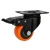 steel core ball stem computer table static bolt hole pvc plastic furniture light duty casters wheel