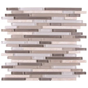 Foshan decorative indoor/outdoor stone and glass mosaic tiles