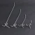 Import Supermarket small metal wall single line chrome wire pegboard hooks for Supermarket Shelf from China