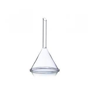 Supply Conical Glass Filter Borosilicate 3.3 Glass Funnel Long Stem for Lab Use Glassware
