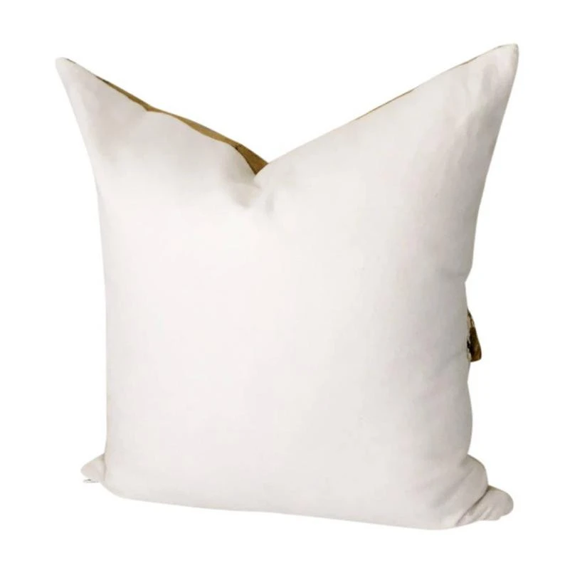 Tassel Pillow Case  Wholesale Popular White Linen With Tassel Pillow Case