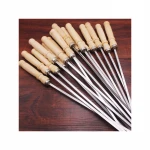 The Best Quality Meat Skewers Barbecue Grill Tool Set for Home or Barbecue Shop and Camping Barbecue
