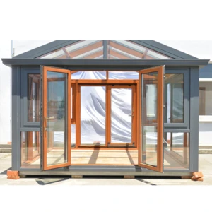 Thermal Insulation Aluminium Profile Four-season Room Winter Garden Gable Sunroom Casement Windows