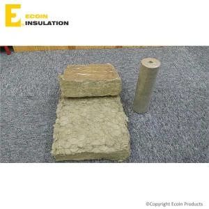 Thinsulate C Type Thermal Insulation Materials Basalt Granules Rock Wool Roll Felt Blanket With Wire Mesh
