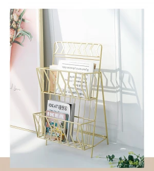 TMJ-801 Wholesale Portable Floor Powder Coating  Used In Stores Shop Library Metal Magazine Display Racks Stand