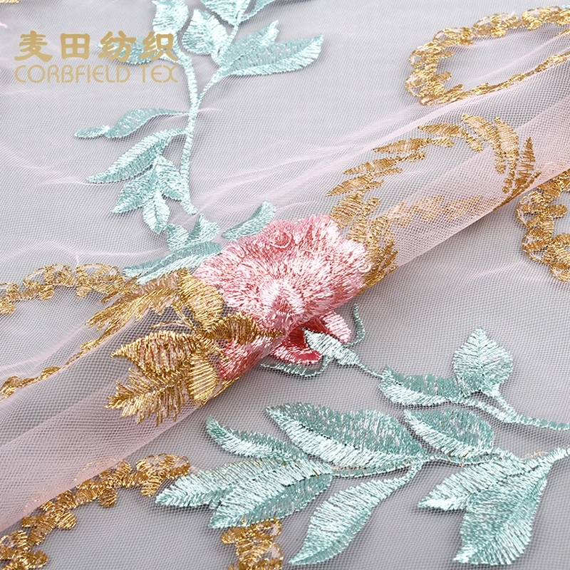 top 10 10 years experience china supplier cotton embroidery fabric