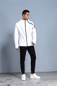 Top Quality Promotional 3 Colors Men Sports Tracksuits,Hooded Winter Sport Casual Suit