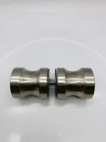 Top Sale Bathroom Glass Door Accessories Interior Brass Aluminium Adjustable Door Knob