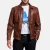 Import Top Selling Brown Mens Leather Jacket Hot Selling 100% genuine leather jacket leather fashion jackets from Pakistan