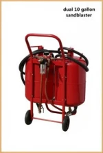 top selling strip paint portable soda blaster pot with air gun