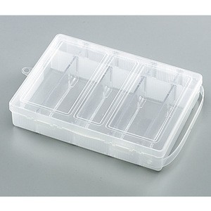 Transparent Compartment Box Assortment Hobby Case Crafts Organizer