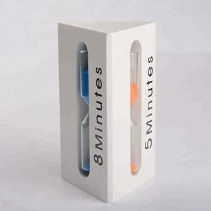 Buy Triangular Prism Wooden Sand Timer 3 In 1 Hourglass 3 Sides 3 5 8 ...