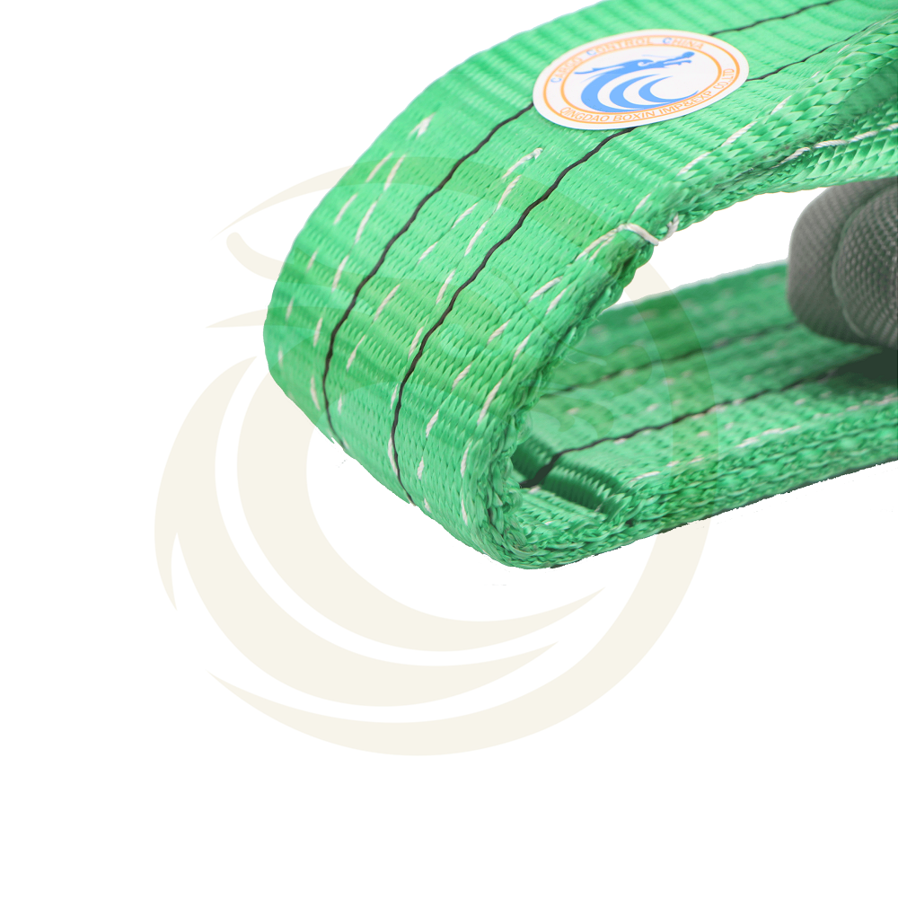 Buy Tuv/gs Folded Eye Polyester Flat Webbing Sling from Qingdao ...