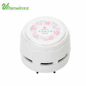 TW8051 - 3 colours portable battery operated mini table desktop dust sweeper vacuum cleaner
