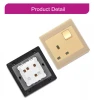 UK standard multifunctional 3 pin universal wall sockets 13A AC250V 1 gang 1 way electrical switch and socket